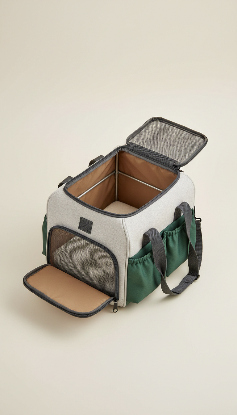 Borsa porta-animali compatta ventilata