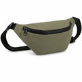 Marsupio 30 x 15 x 8 cm in tessuto sintetico verde oliva con cintura regolabile stile casual
