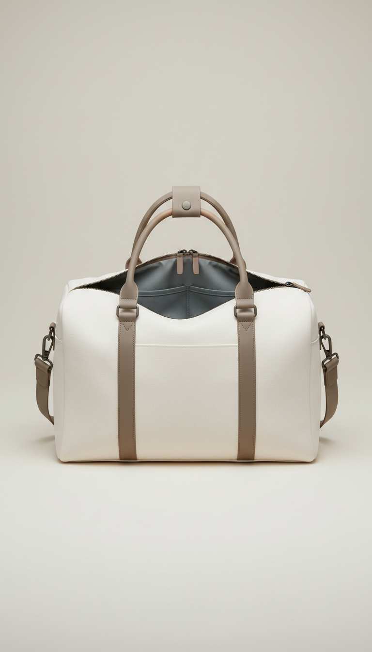 Duffel da viaggio weekend in pelle vegana